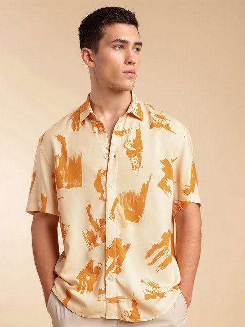 H&M Patterned Resort Shirt
