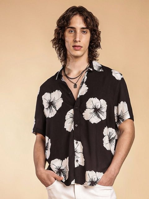 H&M Patterned Resort Shirt
