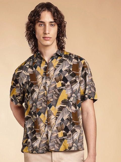 H&M Patterned Resort Shirt