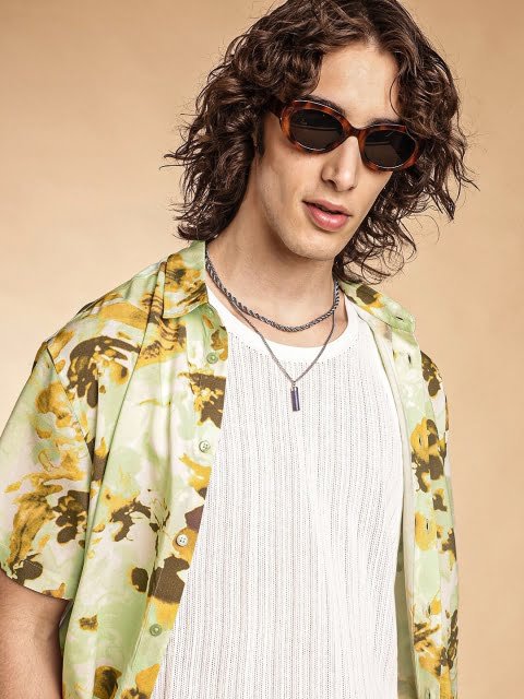 H&M Patterned Resort Shirt