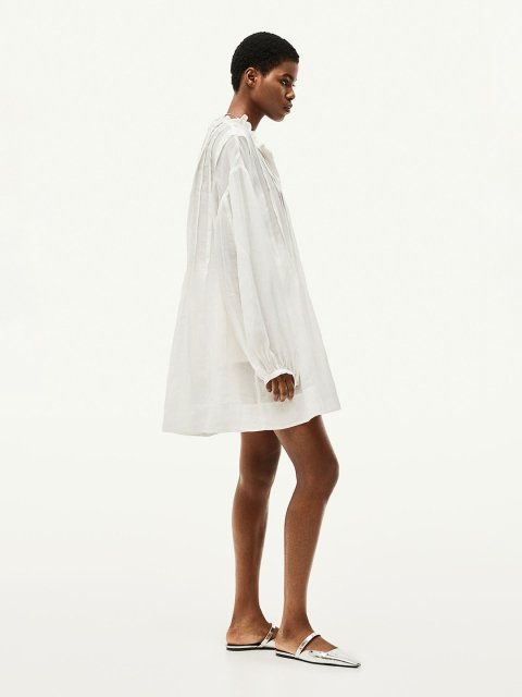 H&M Pin-Tuck Ramie Dress