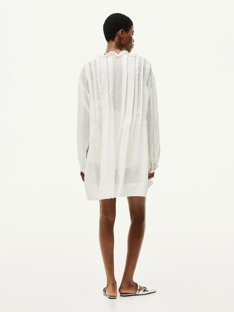 H&M Pin-Tuck Ramie Dress