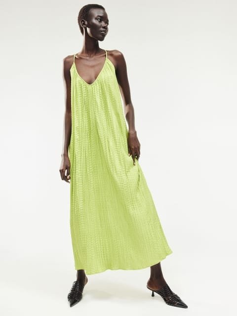 H&M Pleated Strappy Dress