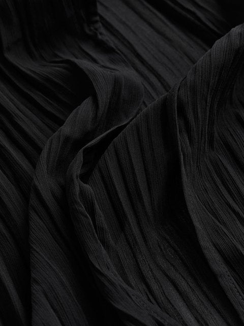 H&M Pleated Tie-Front Dress