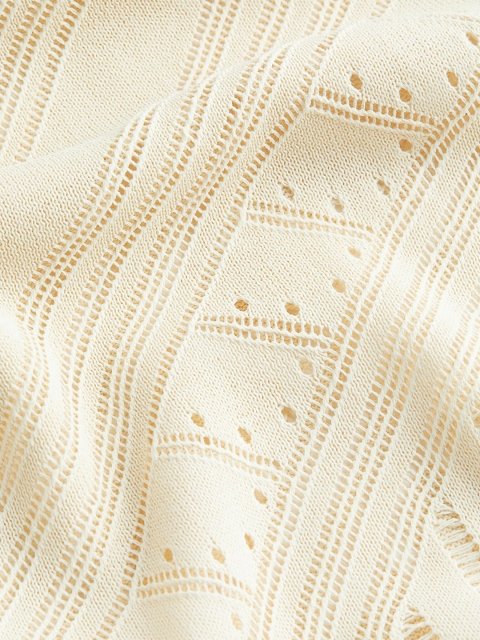 H&M Pointelle-Knit A-Line Dress