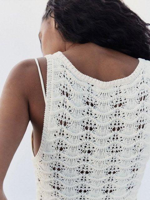 H&M Pointelle-Knit Sheth Dresses