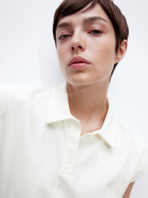 H&M Polo Collar Cap Sleeve T-Shirt Dess