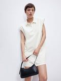 H&M Polo Collar Cap Sleeve T-Shirt Dess