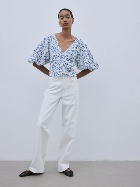 H&M Printed Blouse