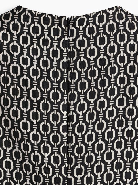 H&M Printed Draped Blouse