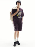 H&M Printed Pure Cotton Loose-Fit T-shirt