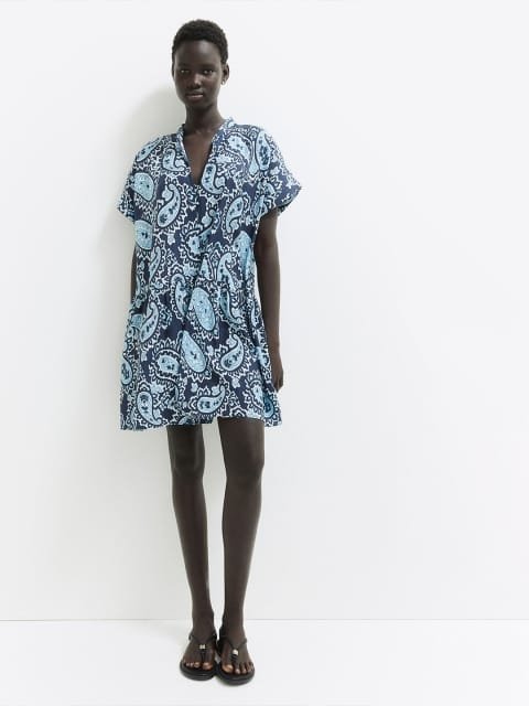 H&M Printed Tunic Dress