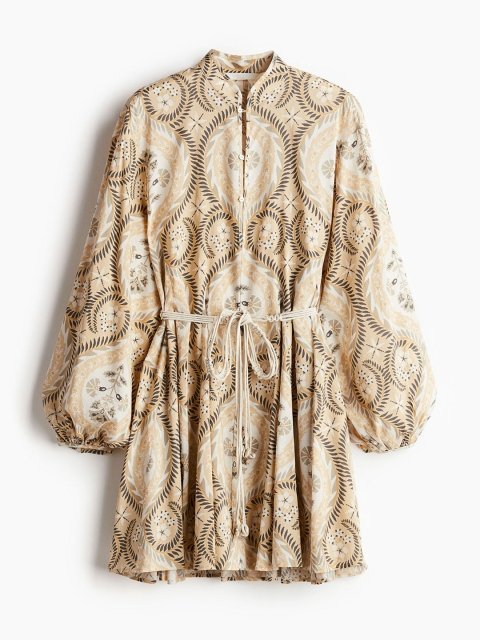 H&M Printed V-Neck Short Sleeve Dresses