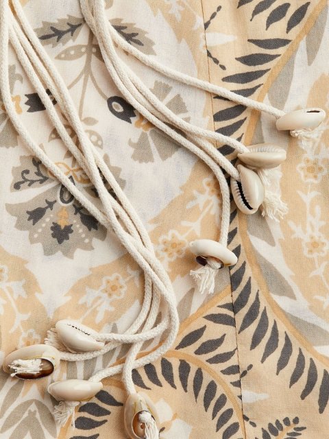 H&M Printed V-Neck Short Sleeve Dresses