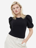 H&M Puff-Sleeved Top