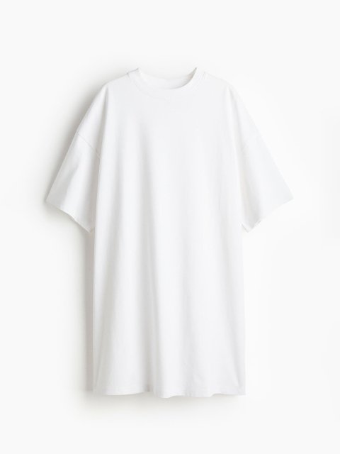 H&M Pure Cotton Oversized T-Shirt Dress