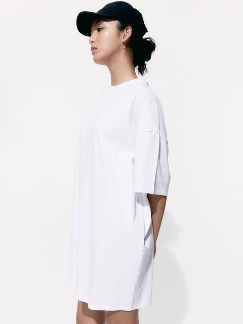 H&M Pure Cotton Oversized T-Shirt Dress