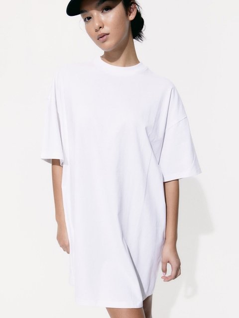 H&M Pure Cotton Oversized T-Shirt Dress