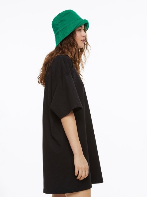H&M Pure Cotton Oversized T-shirt Dress