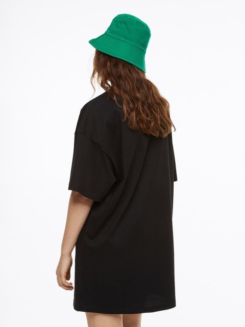H&M Pure Cotton Oversized T-shirt Dress