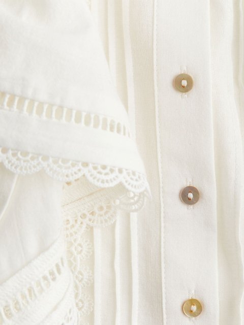 H&M Pure Cotton Pintucked Dresses