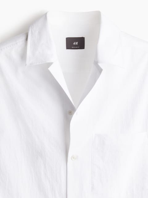 H&M Pure Cotton Regular Fit Resort Shirt