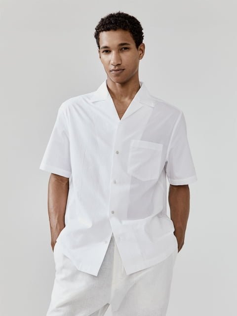 H&M Pure Cotton Regular Fit Resort Shirt