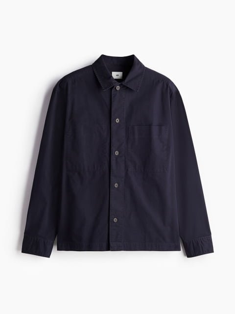 H&M Pure Cotton Regular Fit Twill Overshirt