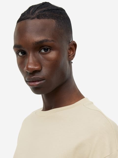 H&M Pure Cotton Relaxed Fit T-shirt