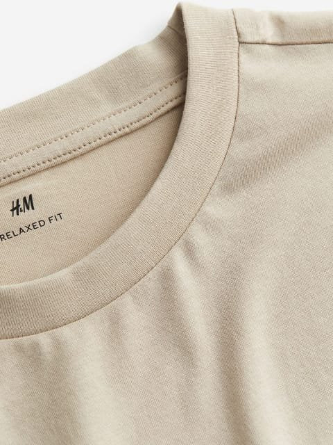 H&M Pure Cotton Relaxed Fit T-shirt