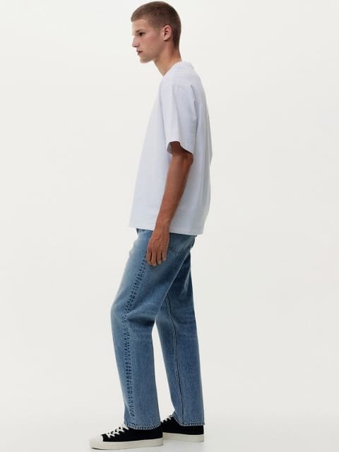 H&M Pure Cotton Relaxed Jeans