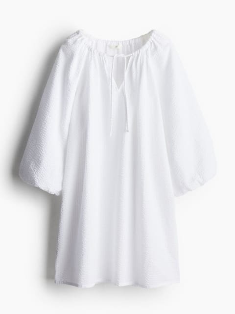 H&M Pure Cotton Seersucker Dress