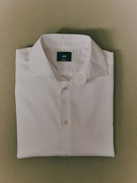 H&M Pure Cotton Slim Fit Shirt