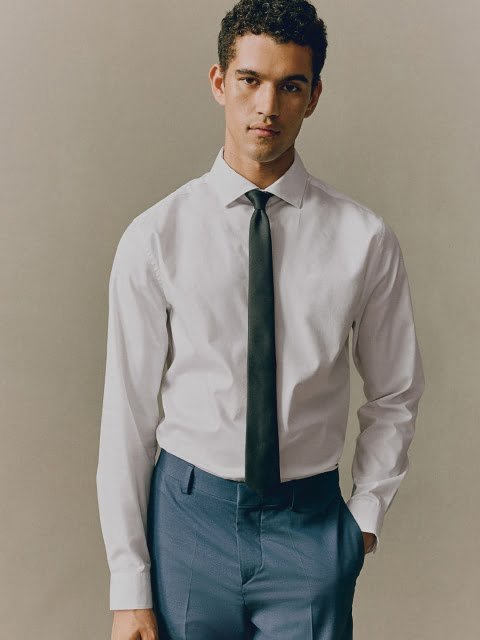 H&M Pure Cotton Slim Fit Shirt
