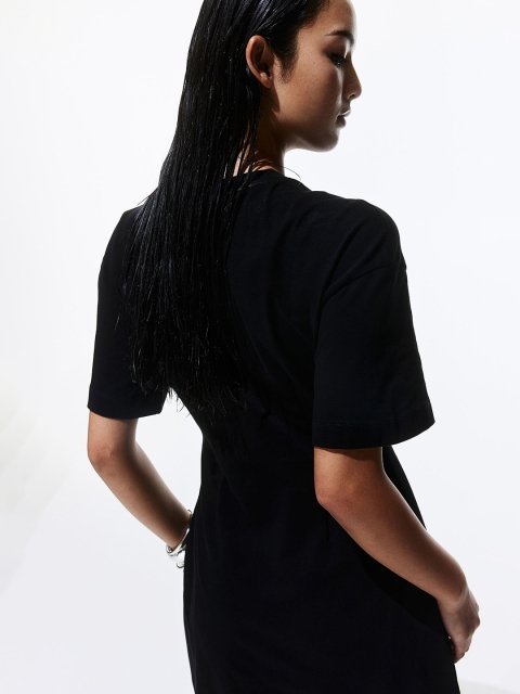 H&M Pure Cotton Waisted T-shirt Dress
