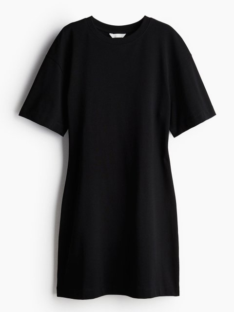 H&M Pure Cotton Waisted T-shirt Dress