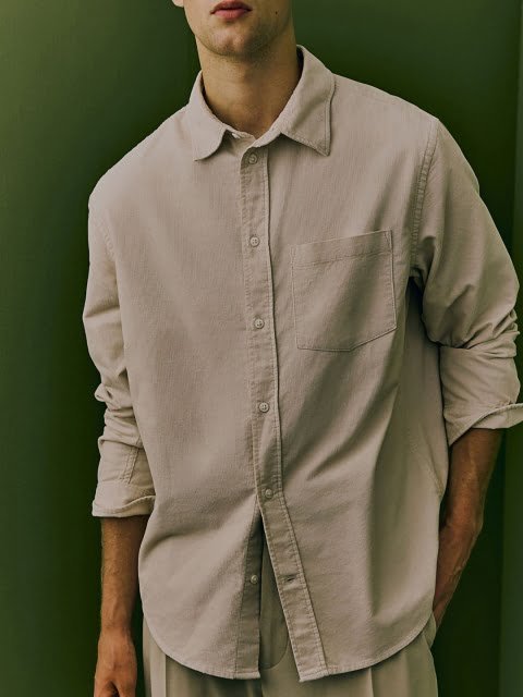 H&M Regular Fit Corduroy Shirt