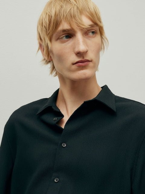 H&M Regular Fit Crpe Shirt