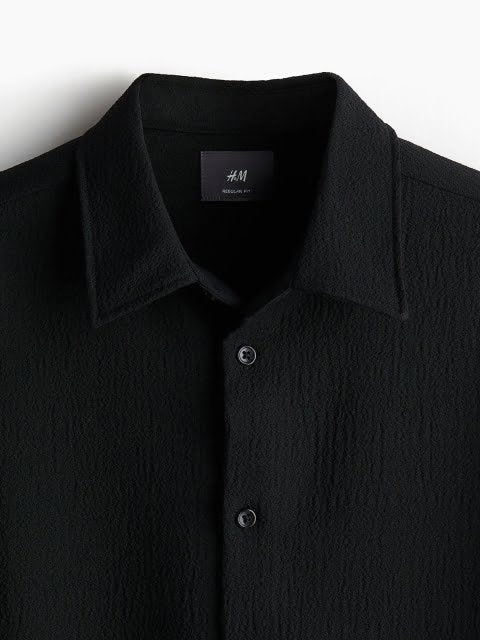 H&M Regular Fit Crpe Shirt