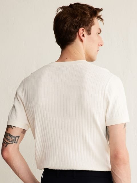 H&M Regular Fit Knitted T-shirt