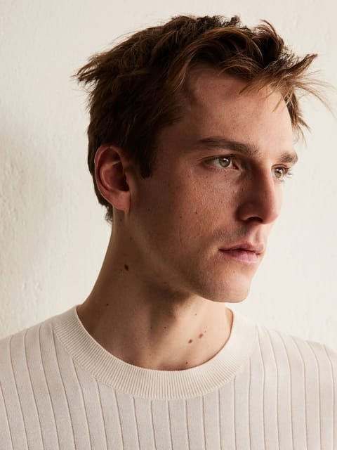 H&M Regular Fit Knitted T-shirt