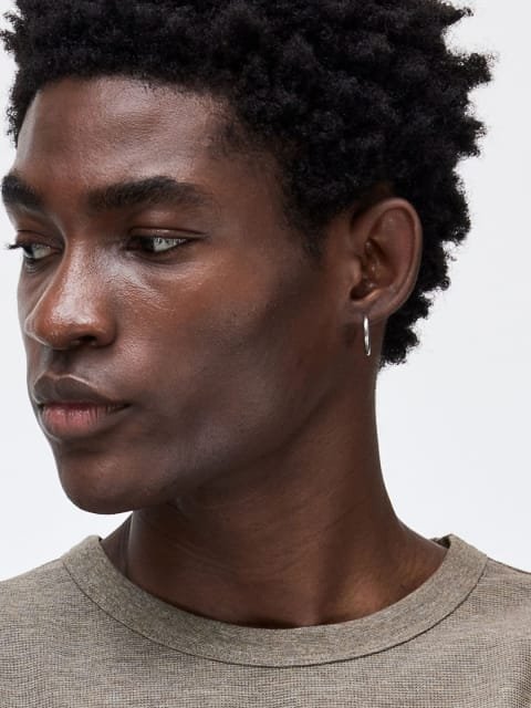 H&M Regular Fit Long-Sleeved Waffled Top