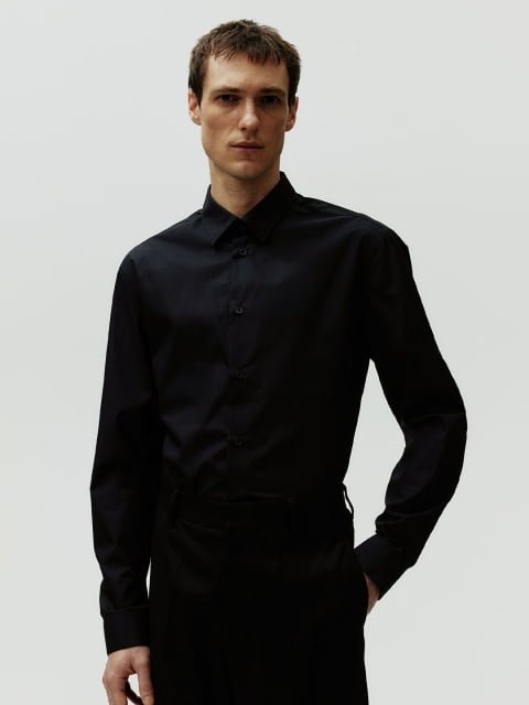 H&M Regular Fit Poplin Shirt