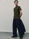 H&M Regular Fit Textured-Knit Polo T-Shirt