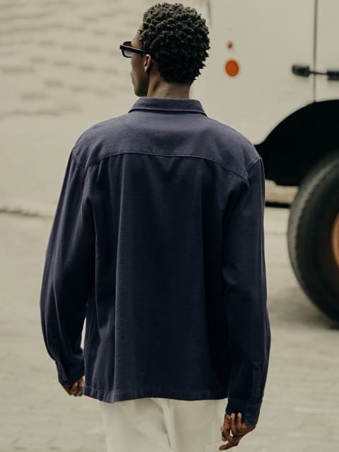H&M Regular Fit Textured Shirt