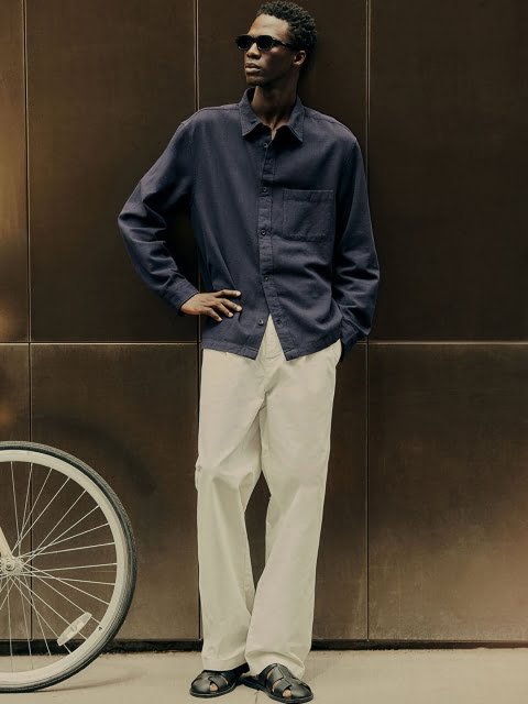 H&M Regular Fit Textured Shirt