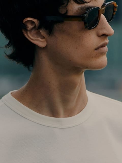 H&M Regular Fit Waffled T-Shirt