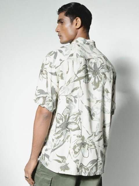 H&M Relaxed Fit Printed Shirt