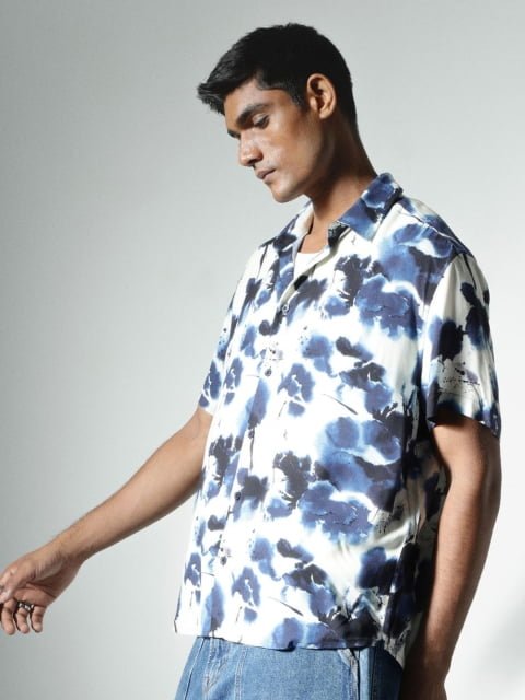 H&M Relaxed Fit Printed Shirt