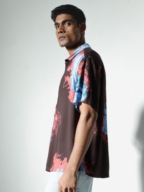 H&M Relaxed Fit Printed Shirt